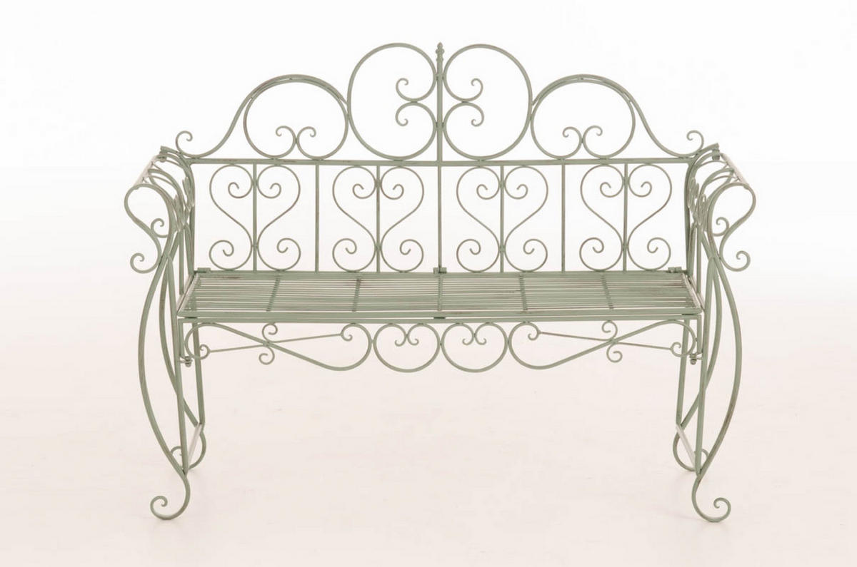 GARTENBANK Minno antik-grün - Grün, Metall (128/46/94cm) - TPFGarden