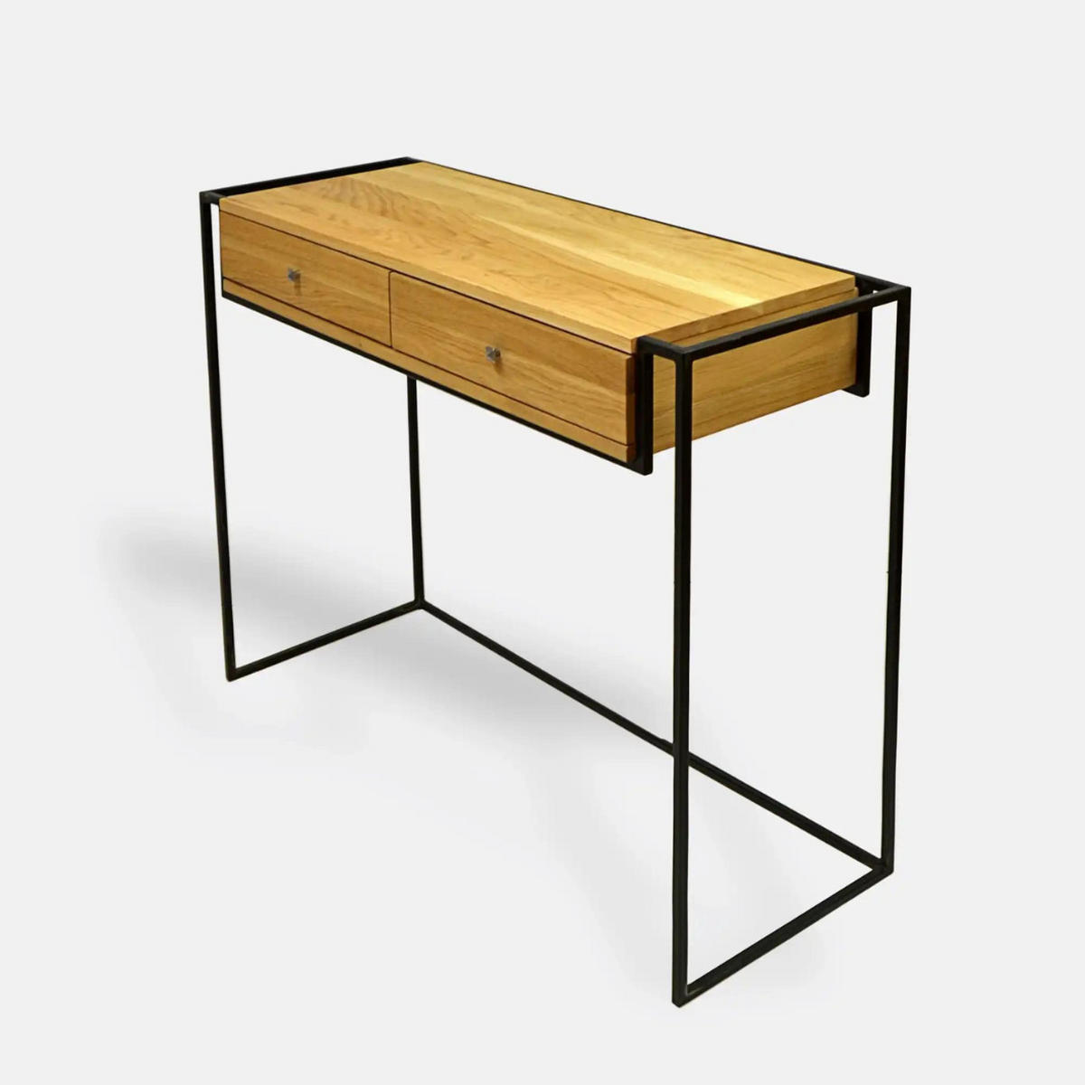 KONSOLENTISCH mit Eichenholz und Schubladen KING - Eichefarben, Holz (120/90/40cm) - Rawood Furniture