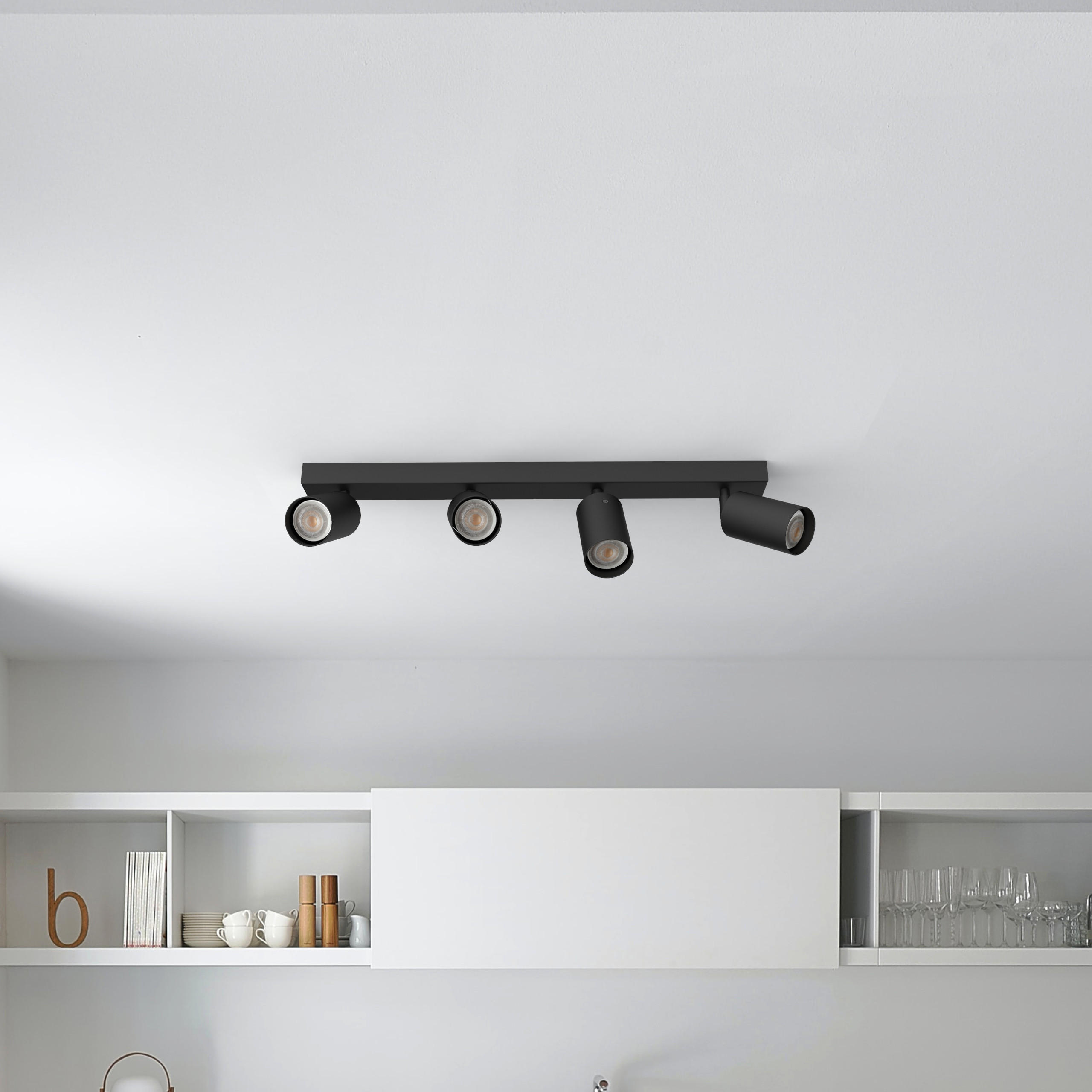 STRAHLER - Schwarz, Metall (10/60/21cm) - Lumicom