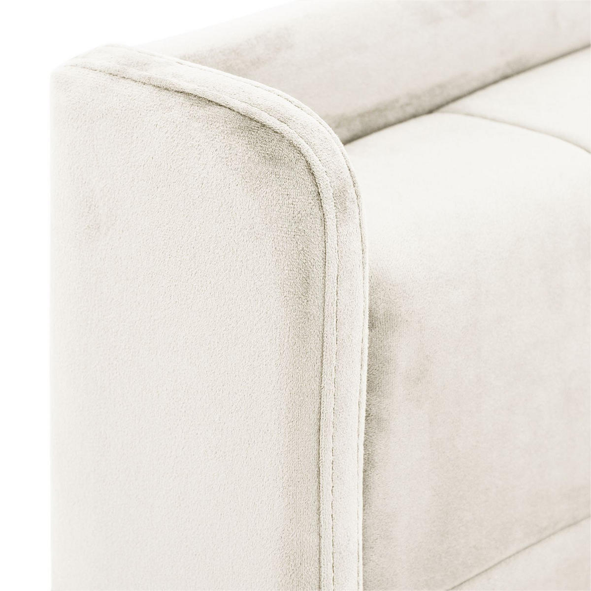 POLSTERBETT YARO 160x200 cm cremeweiß - Creme, Textil (160/200cm) - IDIMEX