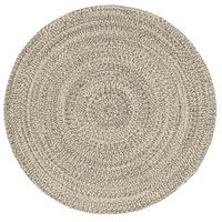 NATURFASER TEPPICH HANDGEFERTIGT JUTE KAYA RUND - Grau, Textil (150/150cm) - Pergamon