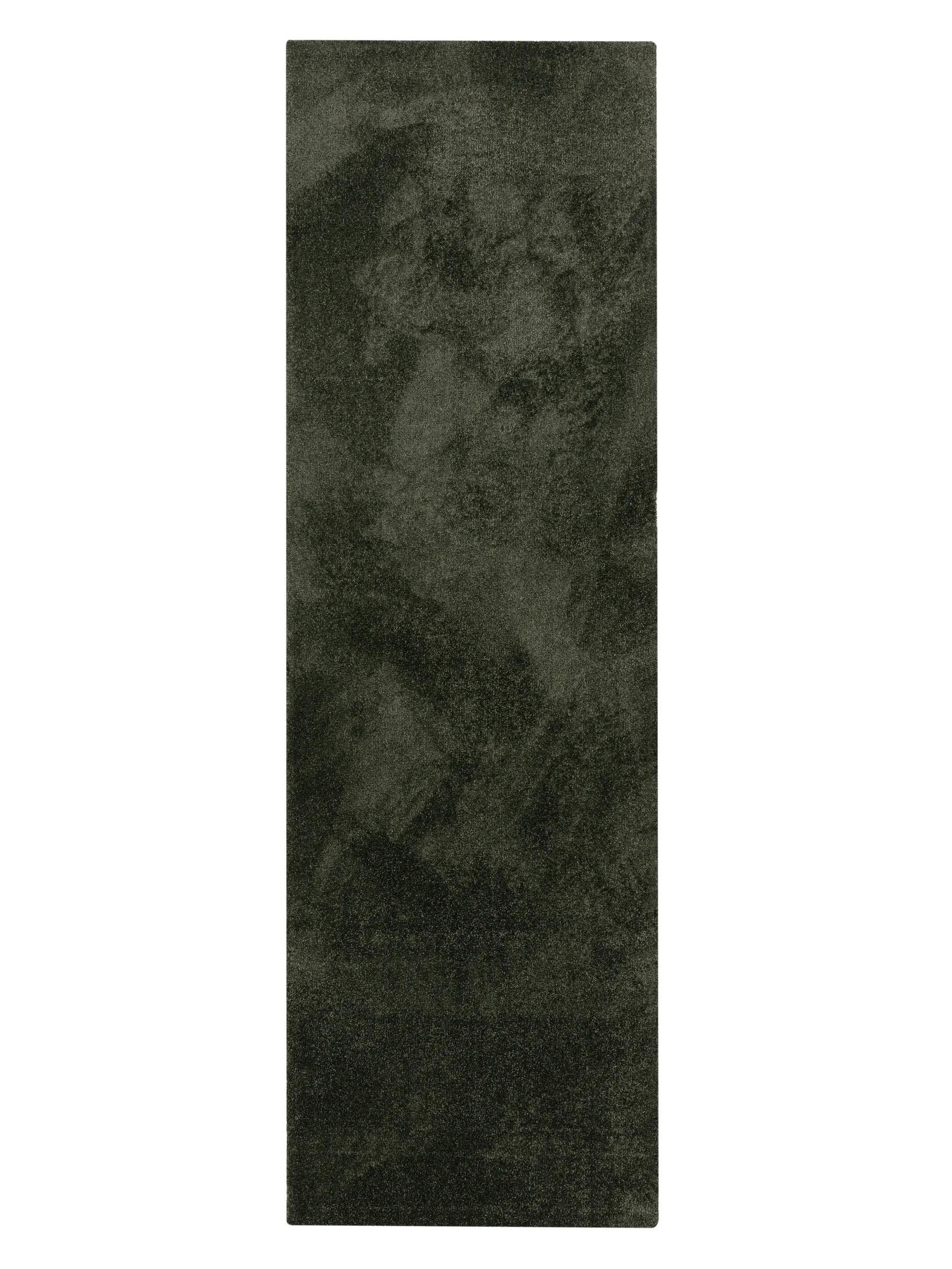 LÄUFER Nina waschbar 80/250 cm - Grün, Kunststoff (80/250cm) - benuta Nest