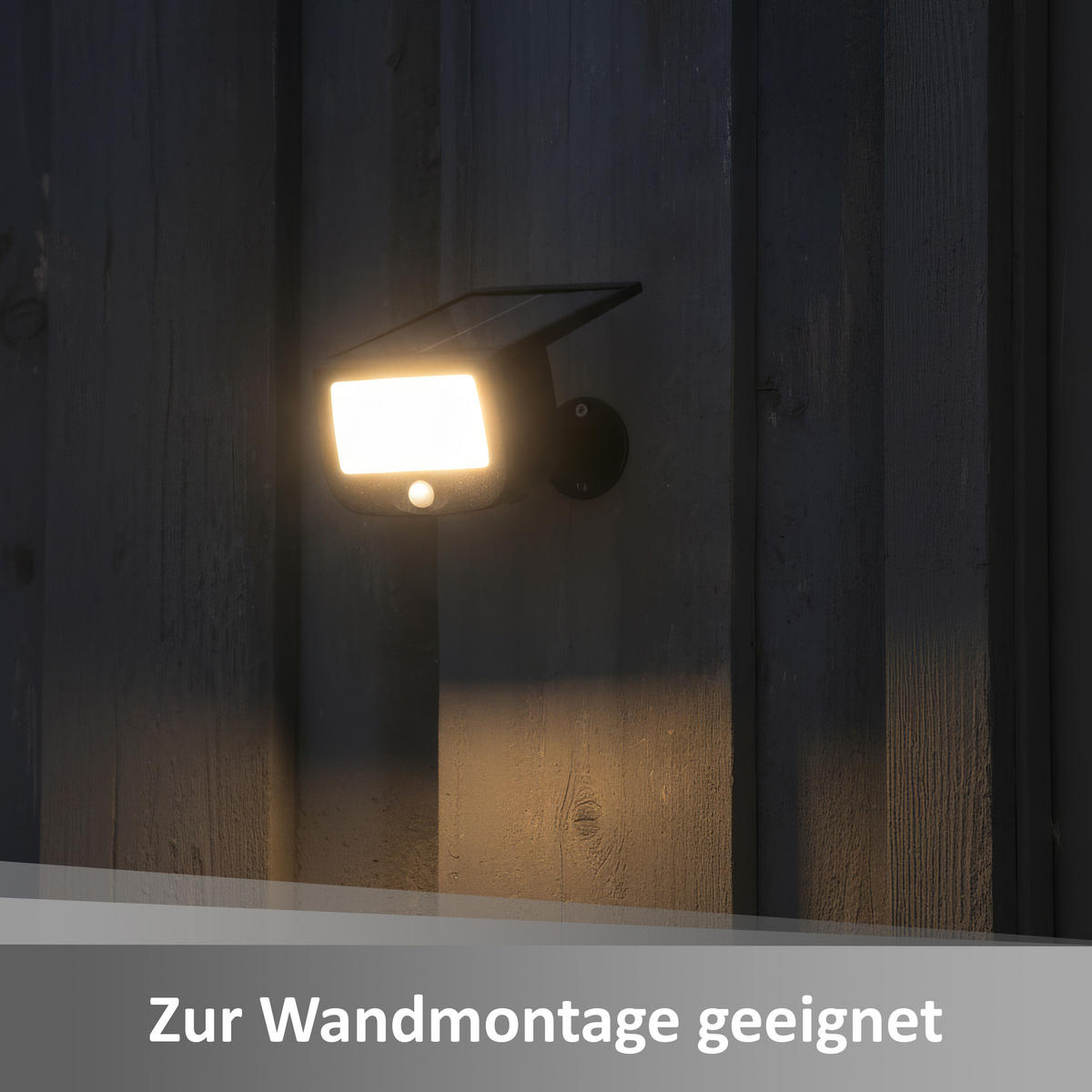 LED-SOLAR-SICHERHEITSLEUCHTE - mit Bewegungsmelder und Funk-Aktivierung für Garten und Terrasse, 6er-Set - Weiß, Kunststoff (13/4.5/33.9cm) - Northpoint