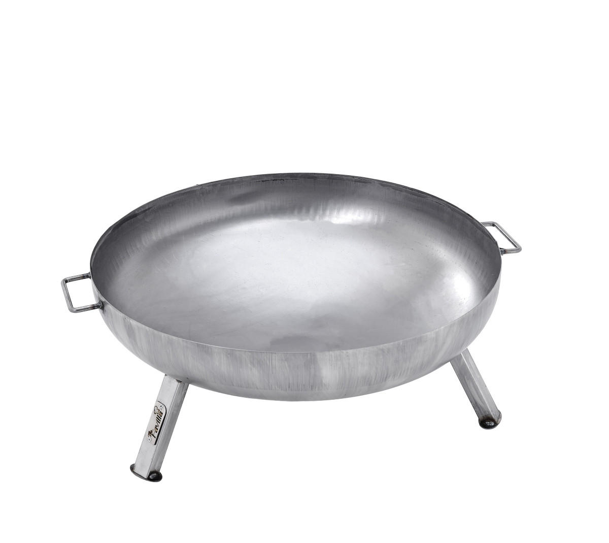 FEUERSCHALE Bombe Basic Ø 64,5 cm  robust aus Stahl - Grau, Metall (64.5/30/64.5cm) - The Favilla