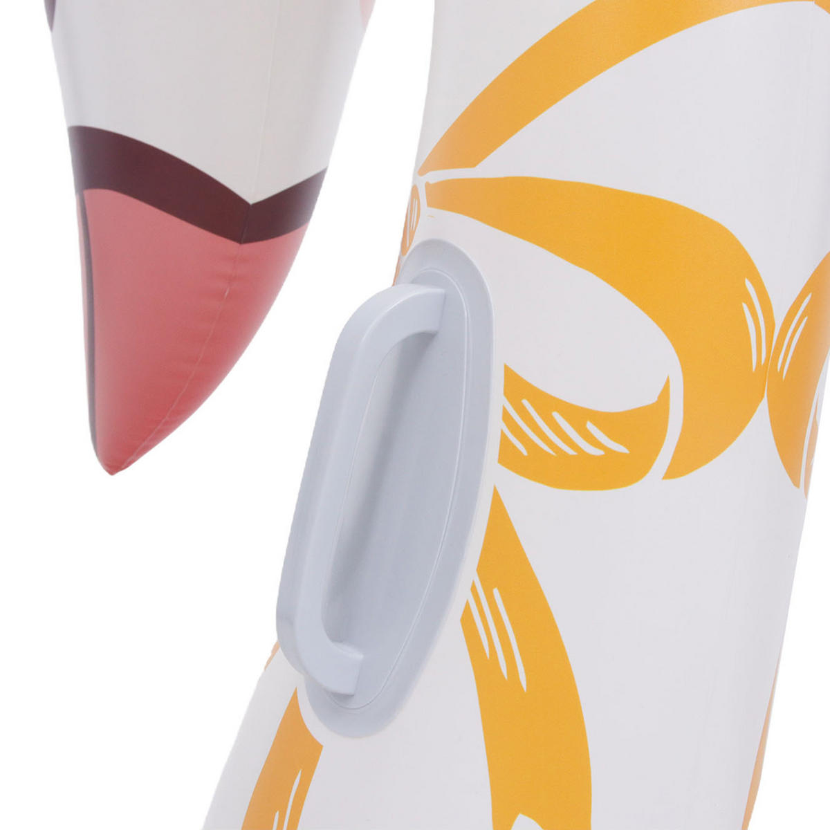 SCHWIMMTIER Schwan 155 x 132 x 120 cm mit Haltegriffen - Multicolor, Kunststoff (155/132/120cm) - Avenli