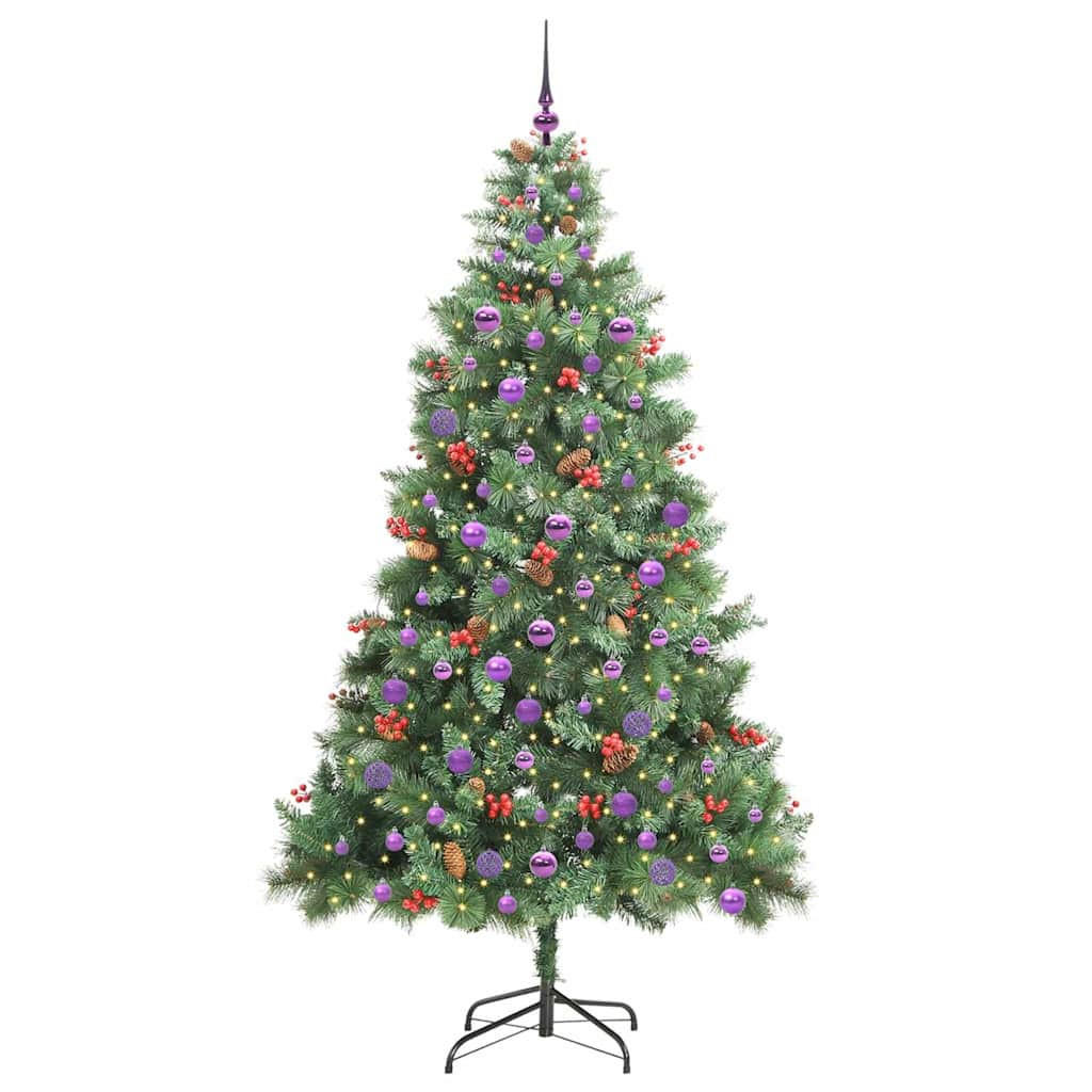 vidaXL Weihnachtsbaum Grün 210 cm