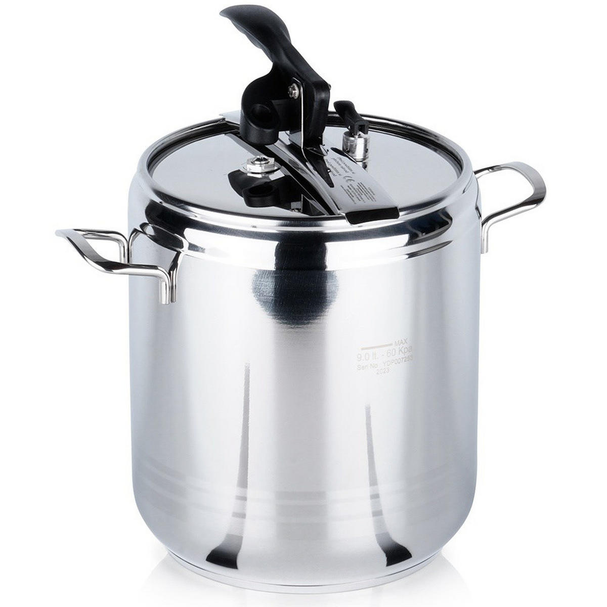 SCHNELLKOCHTOPF Profi silber - Silberfarben, Metall (9L) - Orion 