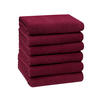 HANDTÜCHER, 6er-Set, 50x100 cm, 100% Baumwolle, Rot - Bordeaux, Textil (50/100cm) - Zollner