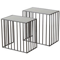 BEISTELLTISCHE aus Metall Joris Schwarz - Schwarz, Metall (50/30/50cm) - Boltze Home