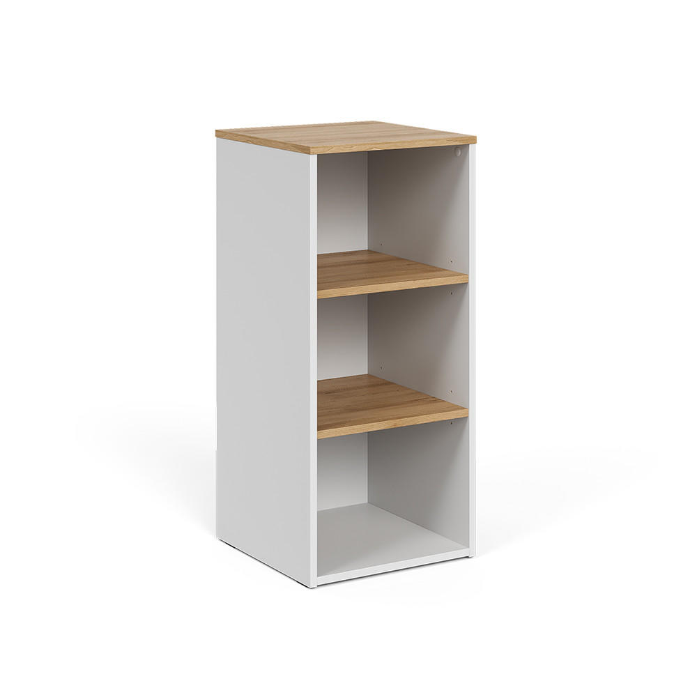 MIDISCHRANK Viktor Weiß/Artisan 40.2 x 88.2 cm - Weiß, Holzwerkstoff (40.2/88.2/40.5cm) - Vicco