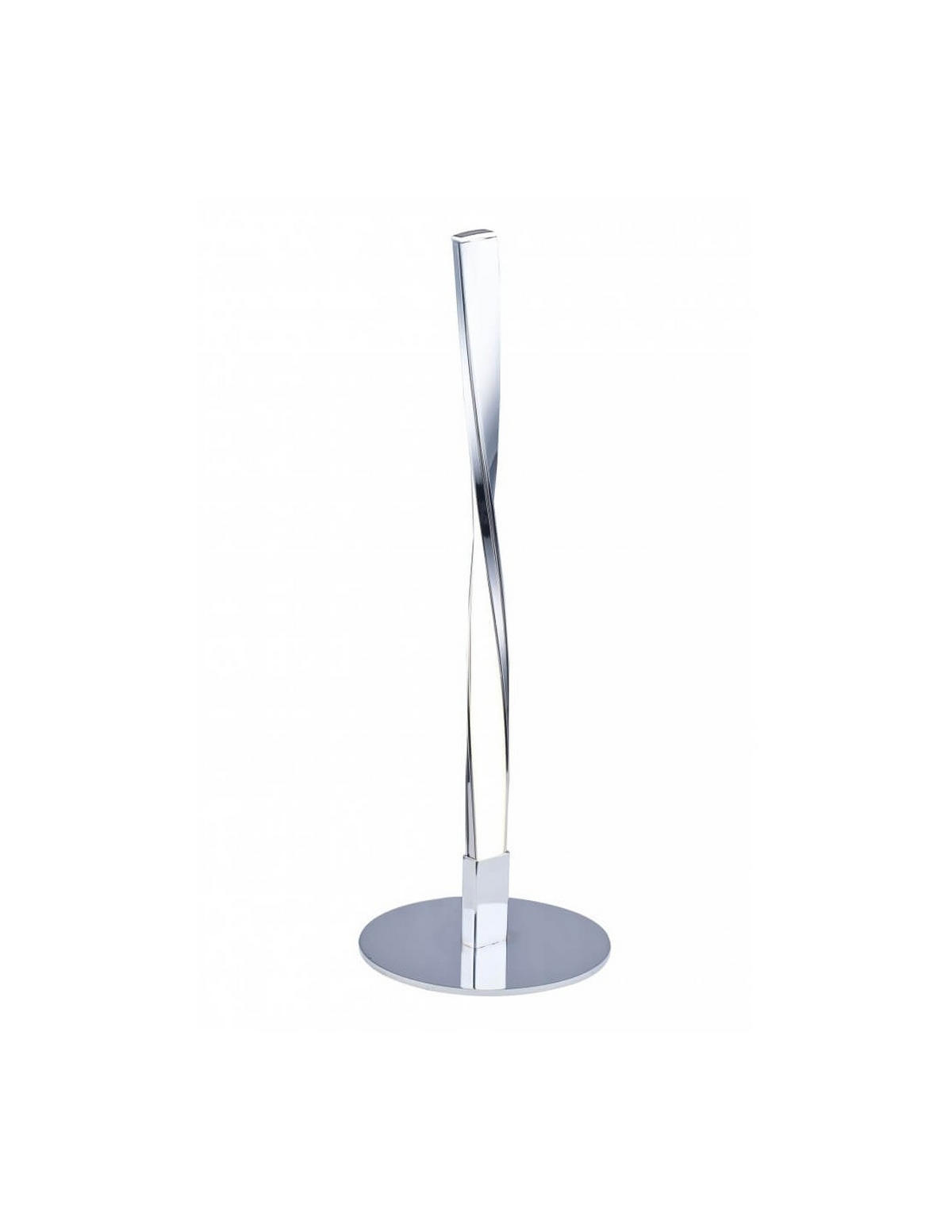 TISCHLEUCHTE Pepa, Silber/Chrom, 32.5cm - Chromfarben, Metall (32/10/32.5cm) - KOSILUM