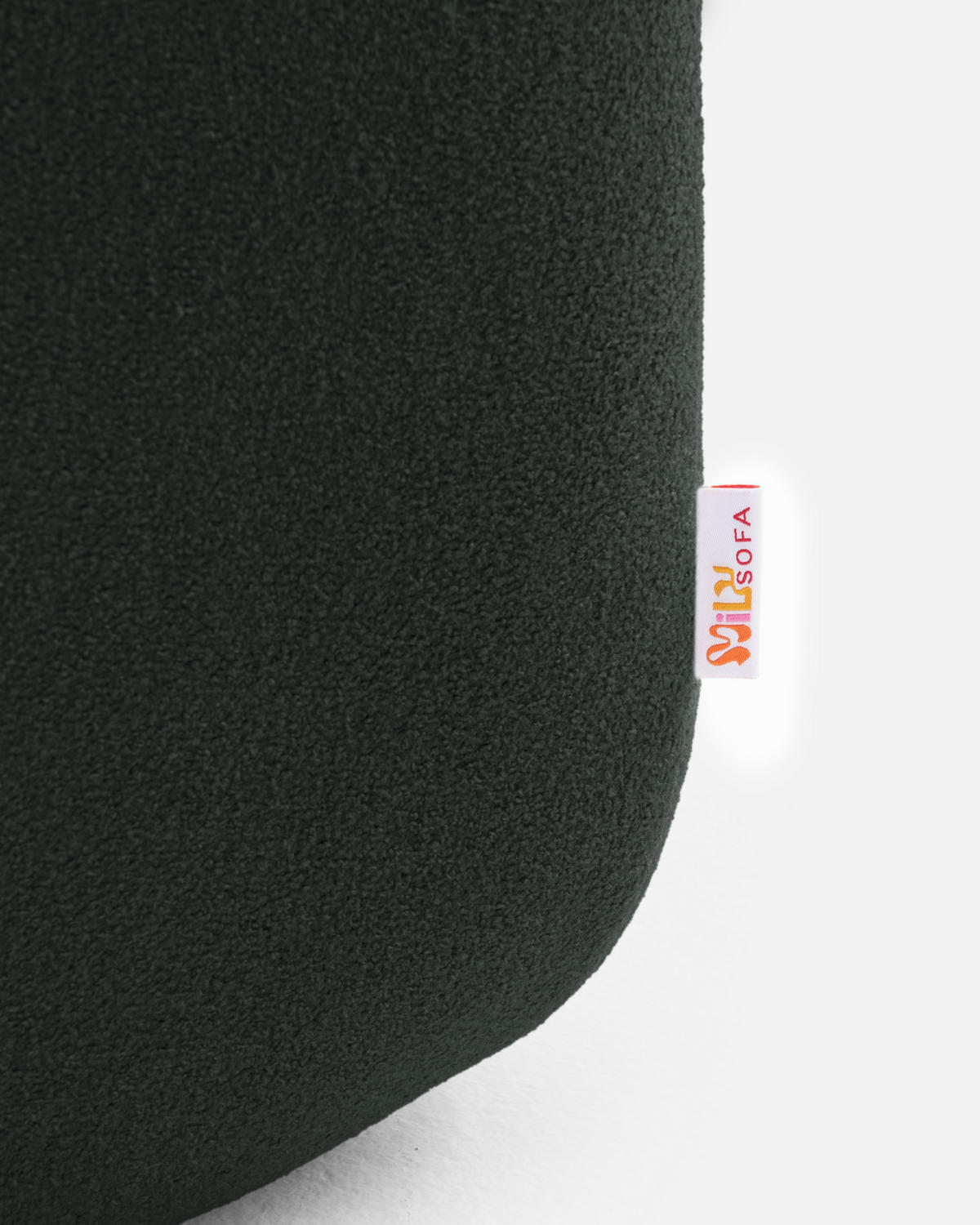 2-SITZER-SOFA Bouclé-Stoff Waldgrün - Waldgrün, Textil (194/73/95cm) - MILYsofa