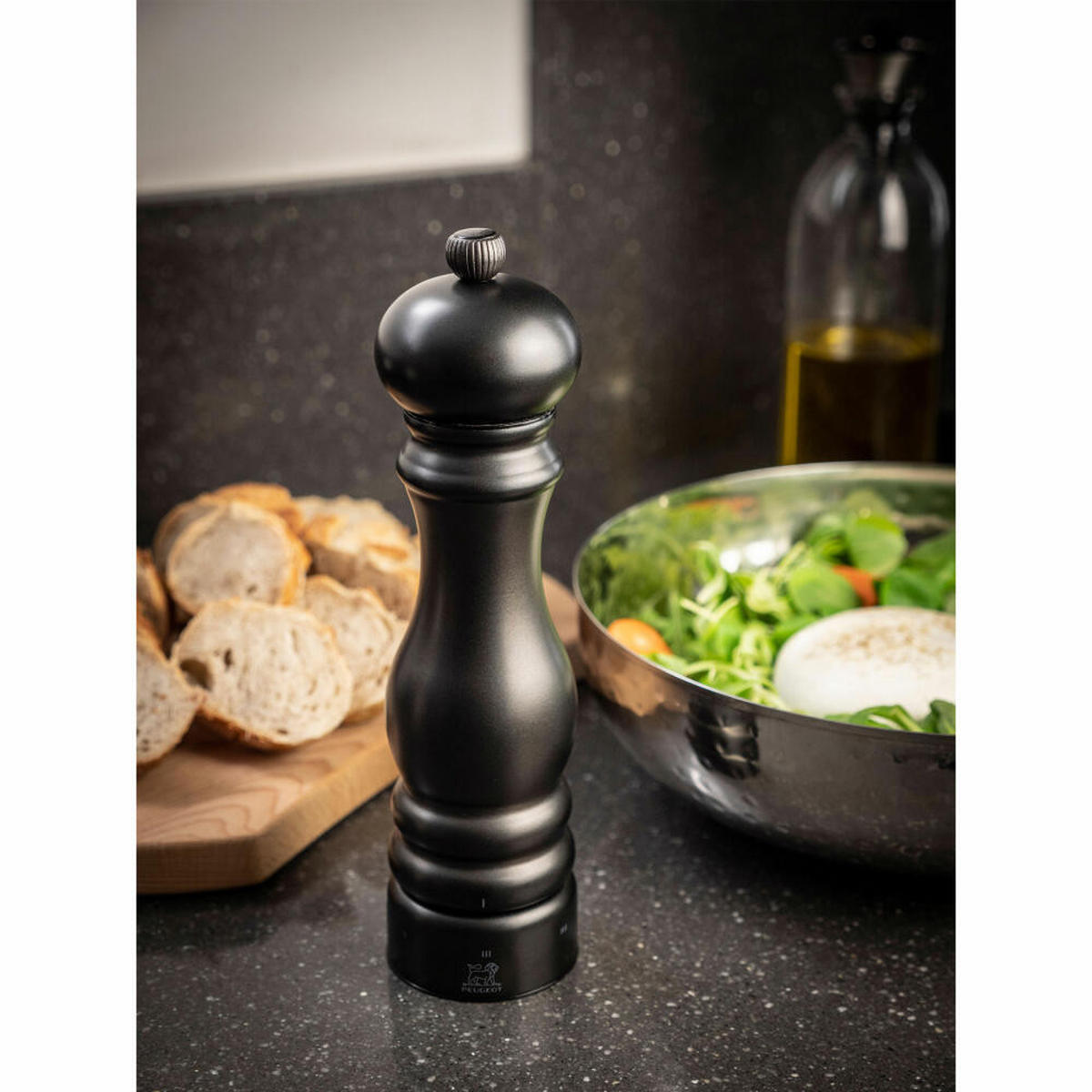 PFEFFERMÜHLE Paris Chef uSelect 22cm Edelstahl Stahlmahlwerk - Grau, Metall (6/22/6cm) - PEUGEOT