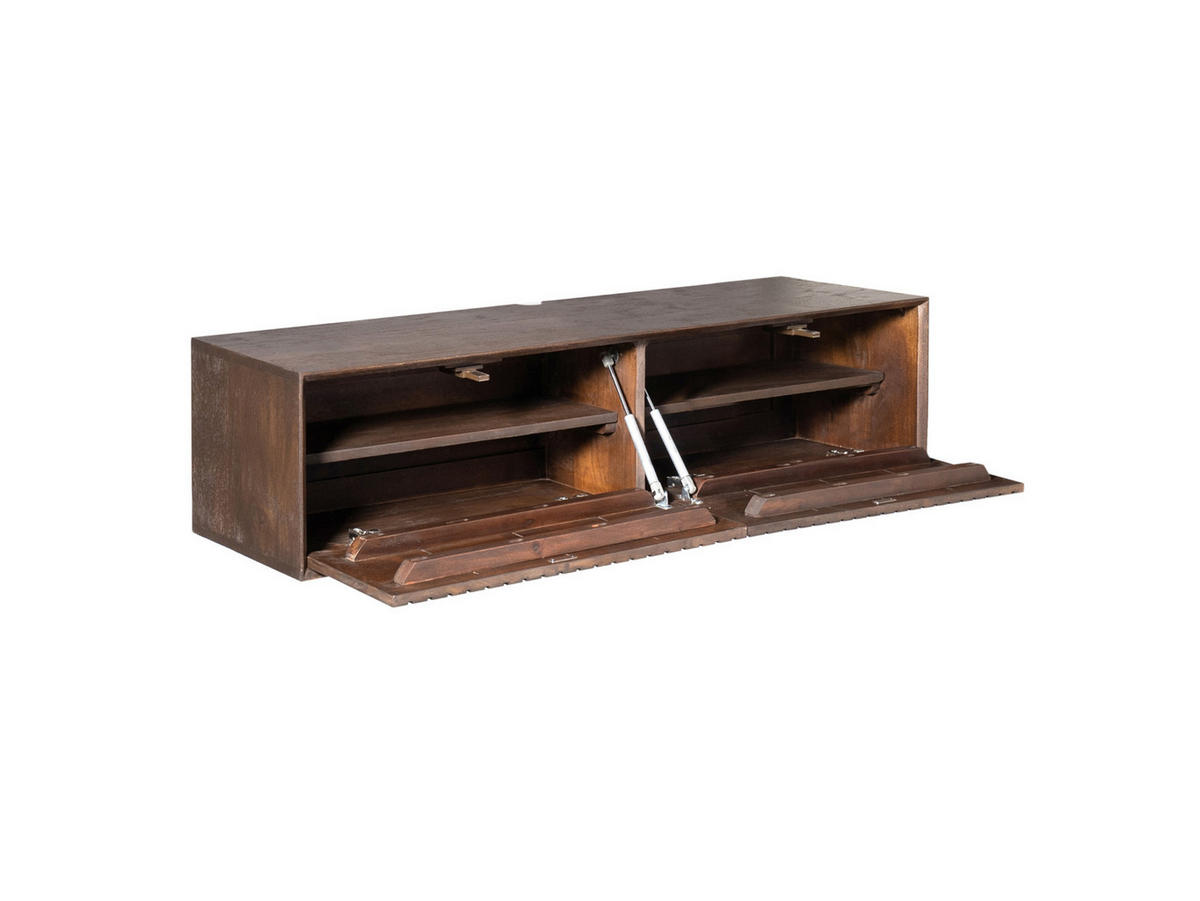 LOWBOARD Dimora Mangoholz 120 cm / 35 cm Braun - Braun, Holz (120/30/35cm) - Villa Möbel