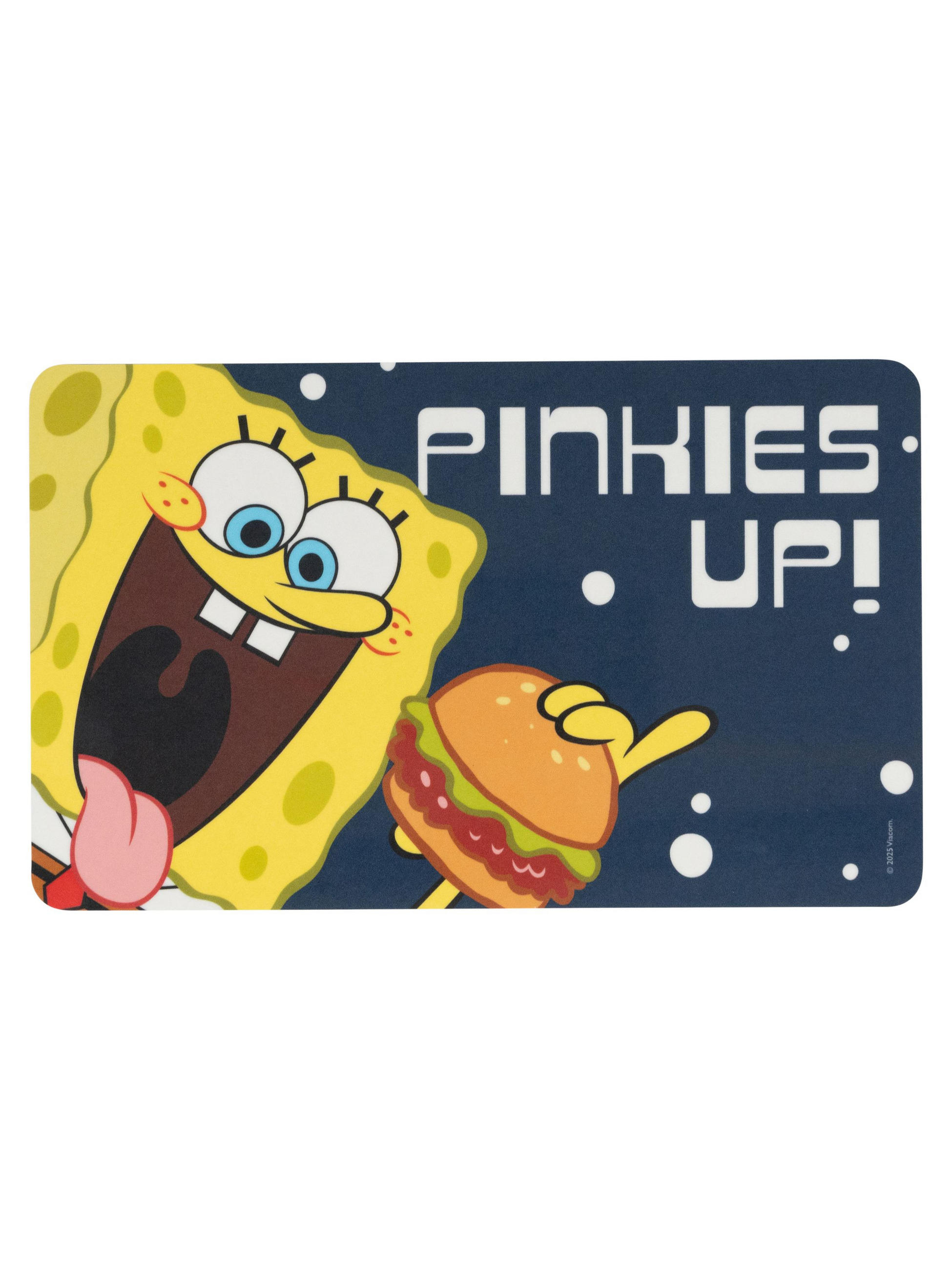 BRETTCHEN Spongebob Schwammkopf Pinkies Up! Schwarz 14,5 x 23,5 cm - Multicolor, Kunststoff (14.5/23.5cm)