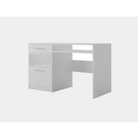 SCHREIBTISCH ELISE 125x58x82 cm Bürotisch Computertisch, Weiß - Weiß, Holzwerkstoff (58/125/82cm) - MASSENO