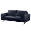 2-SITZER SOFA - Strukturstoff - Dunkelblau, Textil (196/81/89cm) - home24