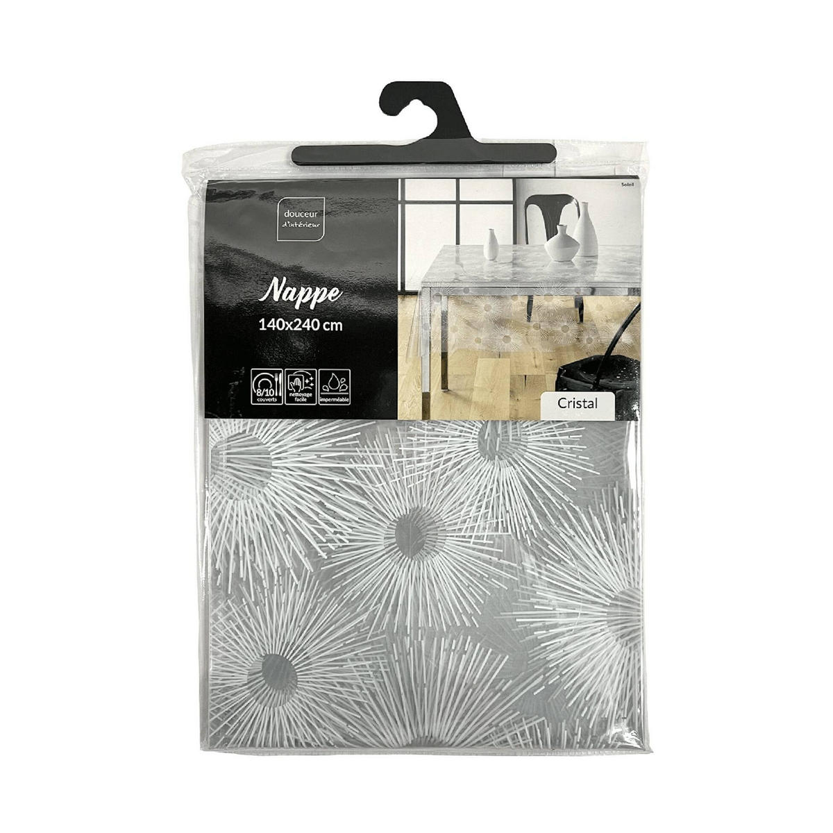 TISCHDECKE Soleil 140/240 cm - Transparent, Kunststoff (140/240cm) - Douceur d´intérieur