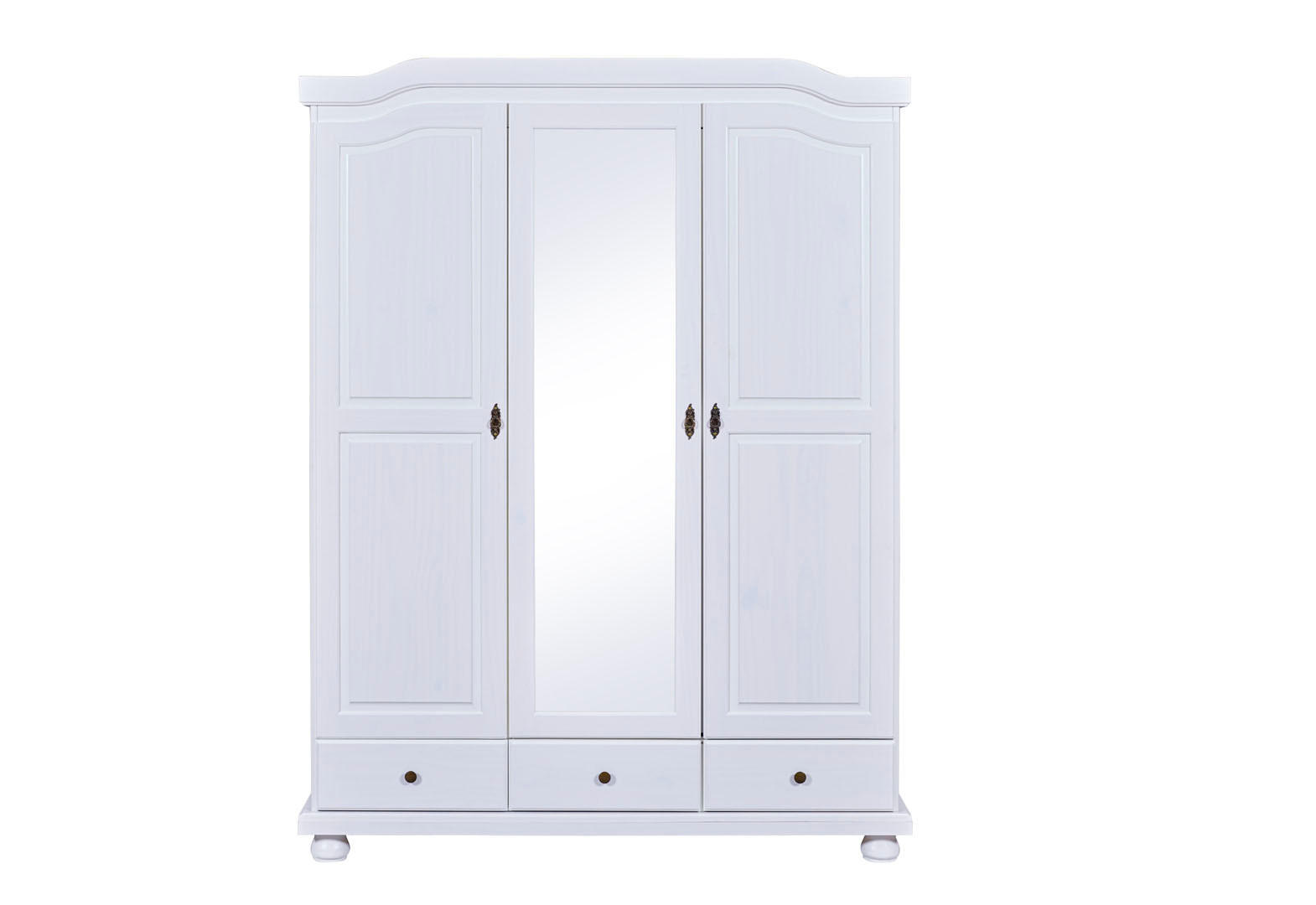 KLEIDERSCHRANK weiß - Weiß, Holzwerkstoff (150/198/56cm) - ebuy24