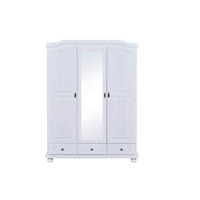 KLEIDERSCHRANK weiß - Weiß, Holzwerkstoff (150/198/56cm) - ebuy24