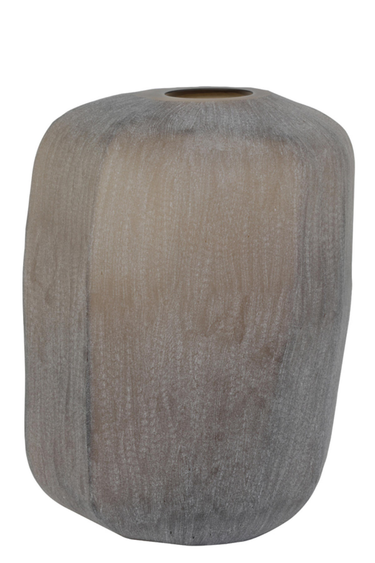 VASE Pacengo Braun Ø33/42 cm - Dunkelbraun, Glas (33/42cm) - Light & Living