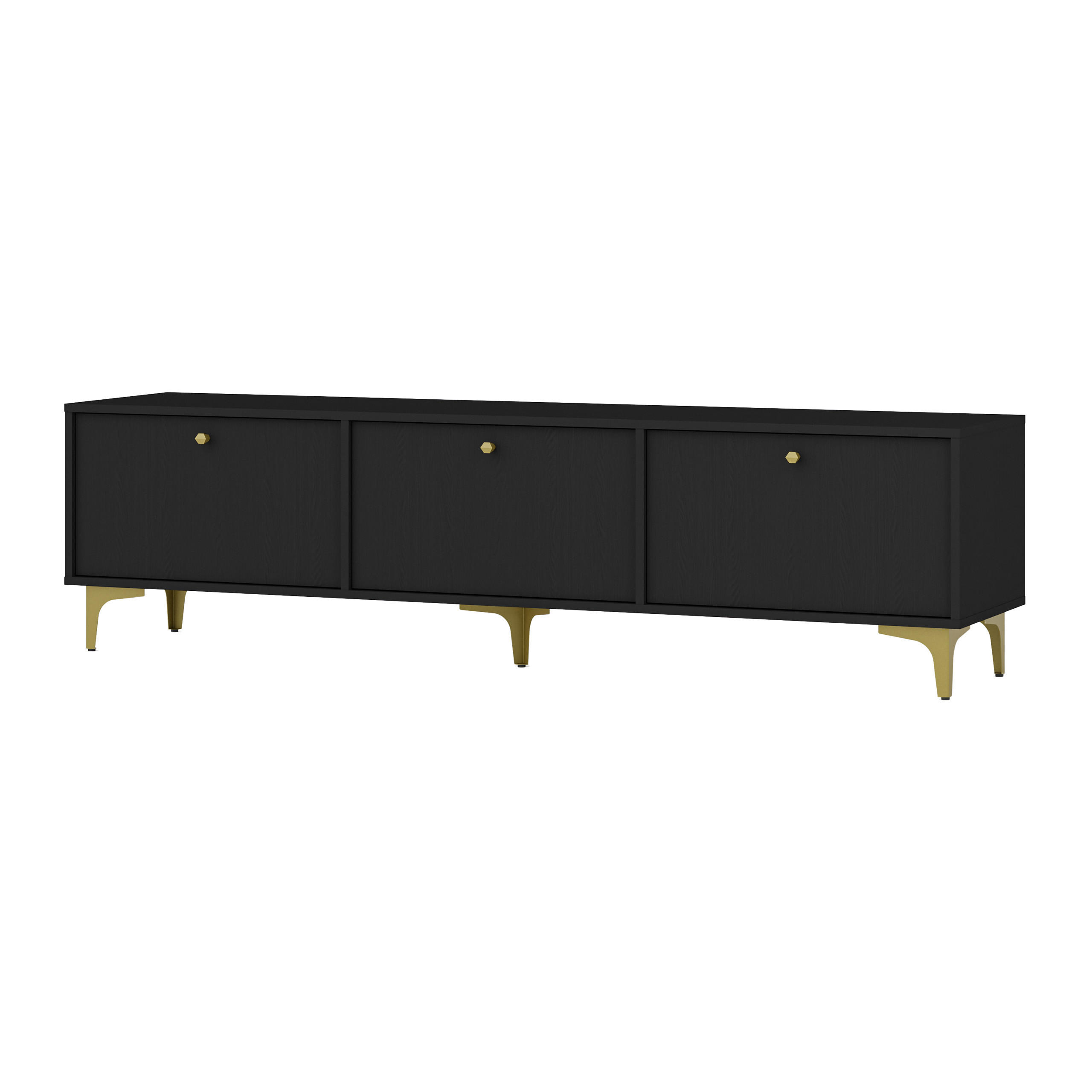Masseno Lowboard Graphit 180x48.5x40.8 cm