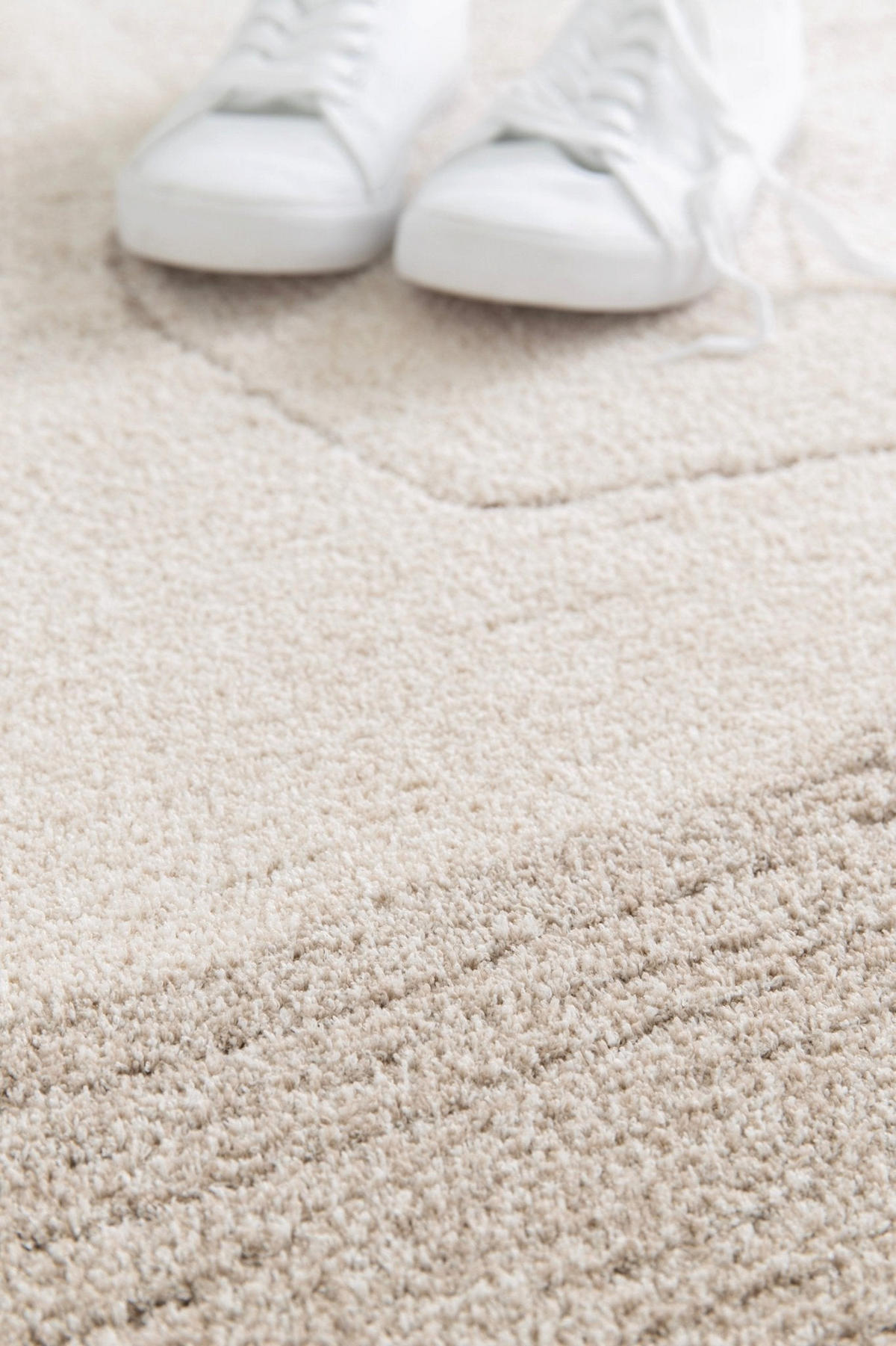 TEPPICH Design extrem weich beige - Beige, Textil (160/230cm) - AFK Living