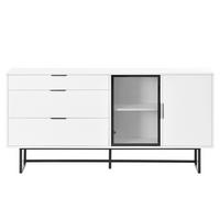 SIDEBOARD Weiß 160/36/78 cm - Weiß, Holzwerkstoff (160/78/36cm) - PANGIVO