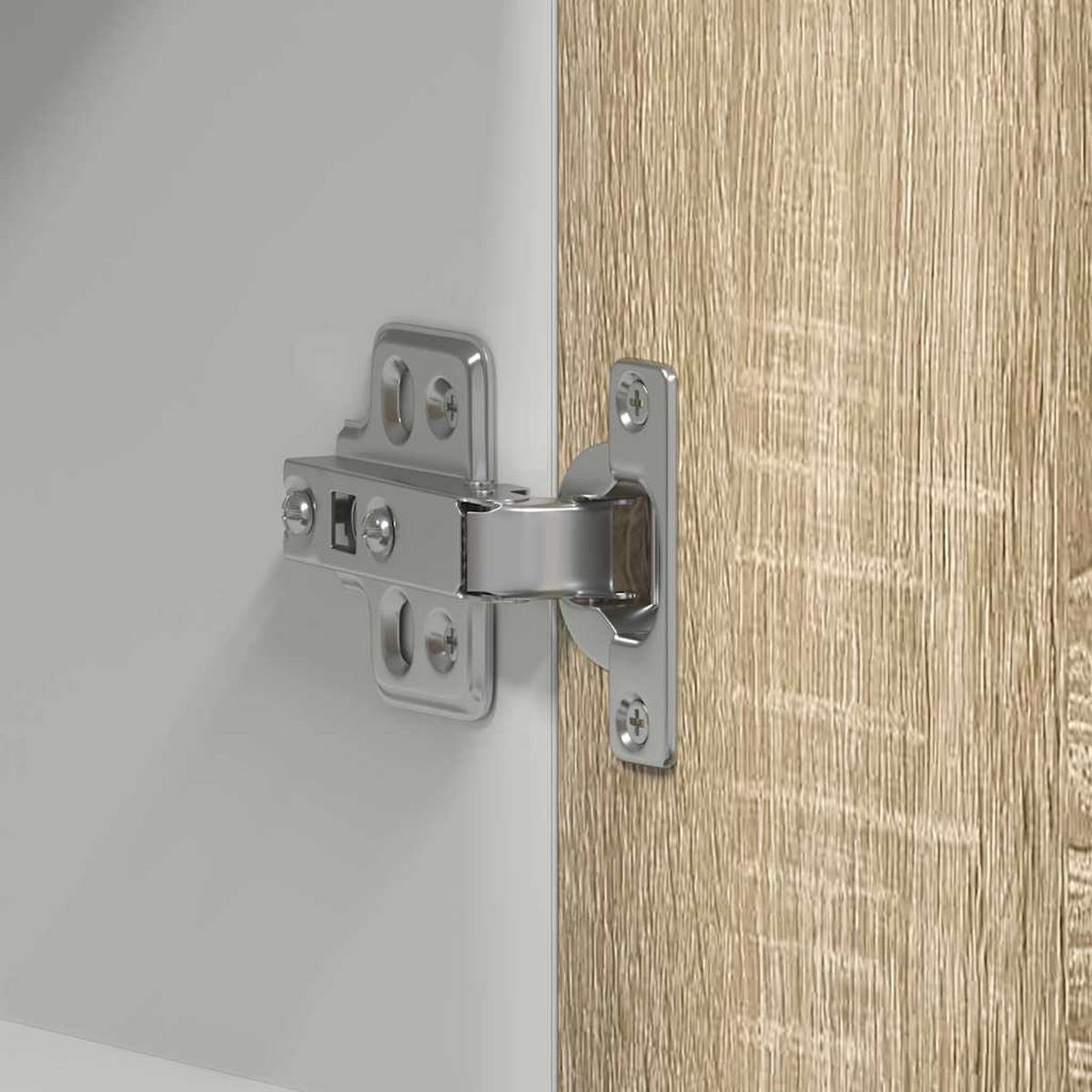 KÜCHENOBERSCHRANK Lyon mit 2 Türen 60/31/60 cm aus Holzwerkstoff Sonoma-Eiche Dekor - Sonoma Eiche, Holz (60/60/31cm) - vidaXL