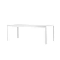GARTENESSTISCH BREAK Weiß 90x205x75 cm - Weiß, Metall (205/90/75cm) - FURNLUX