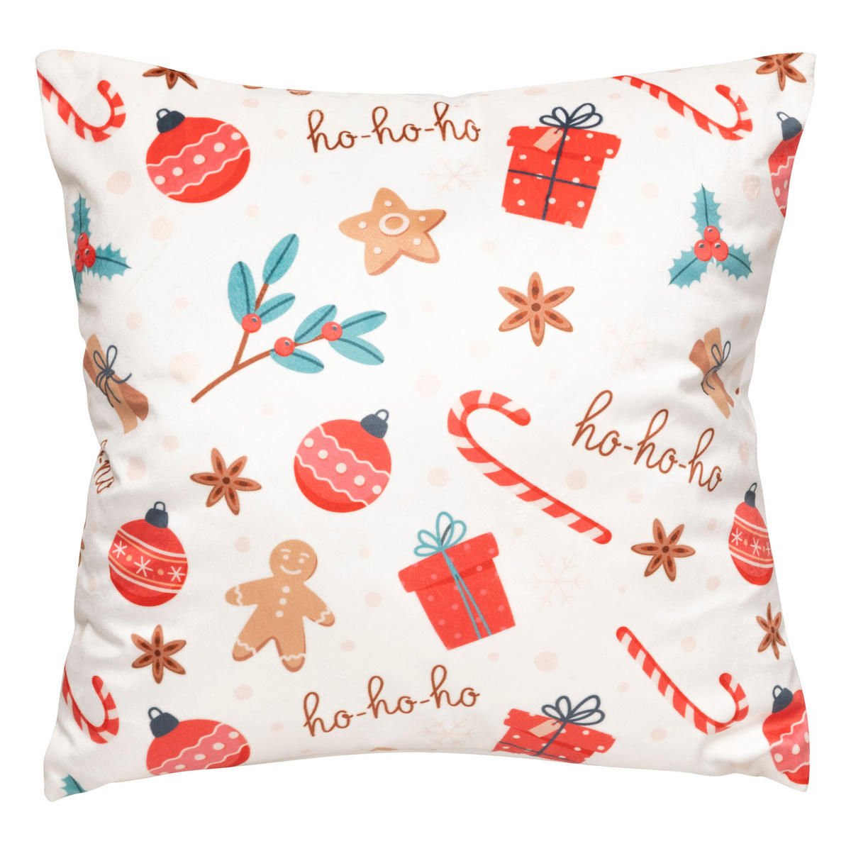 WEIHNACHTSKISSEN Gingy 40/40 cm - Multicolor, Textil (8/40cm) - Atmosphera Createur d´interieur