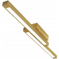 LED-DECKENLEUCHTE Thor 90/11/8cm - Zwetschgeholzfarben, Holz (90/11/8cm) - ZMH