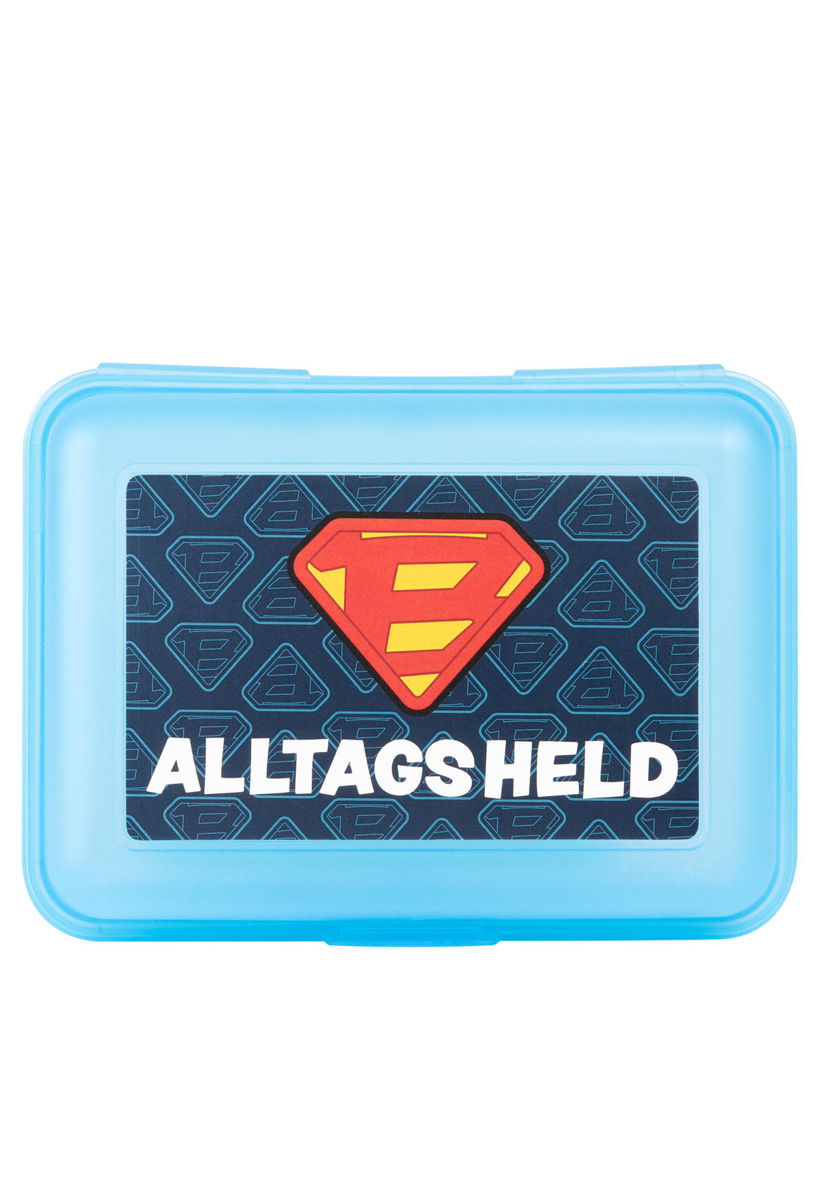 BROTDOSE Bastian Bielendorfer Alltagsheld Blau 17,5 x 12,8 x 6,9 cm - Blau, Kunststoff (17.5/6.9/12.8cm) - United Labels