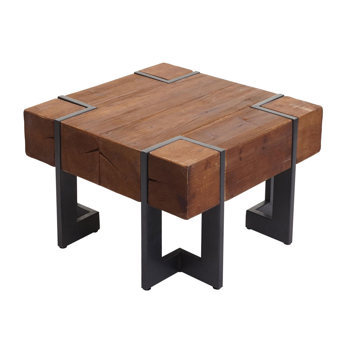 COUCHTISCH quadrat Dunkelbraun - Dunkelbraun, Holz (60/60/40cm) - MCW