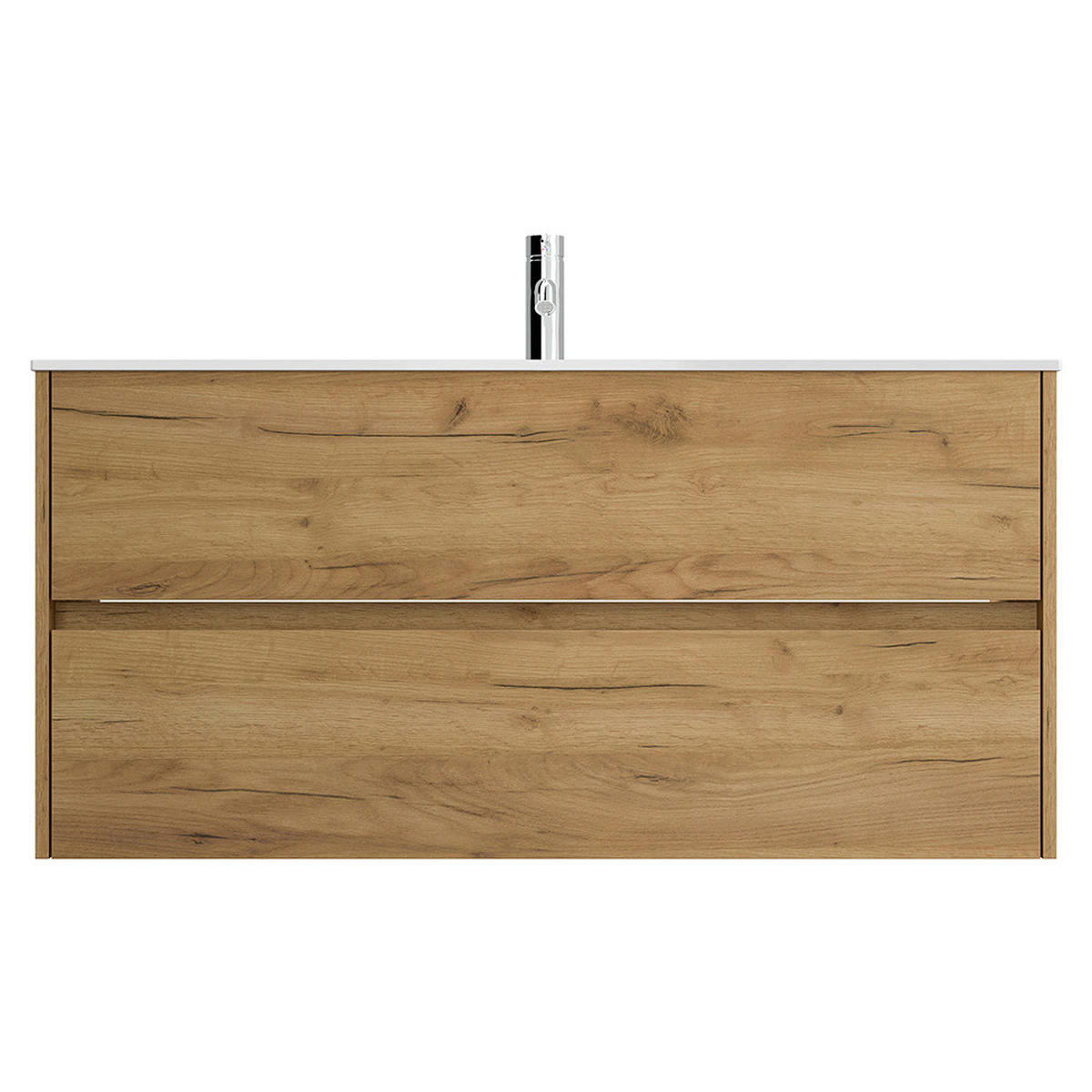WASCHTISCH Livigno-02 - Braun, Holzwerkstoff (120/59/47cm) - Lomado