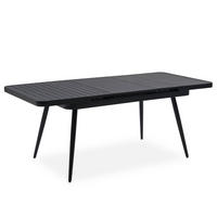 GARTENTISCH SUNNY - Schwarz, Metall (90/150/78cm) - IDIMEX