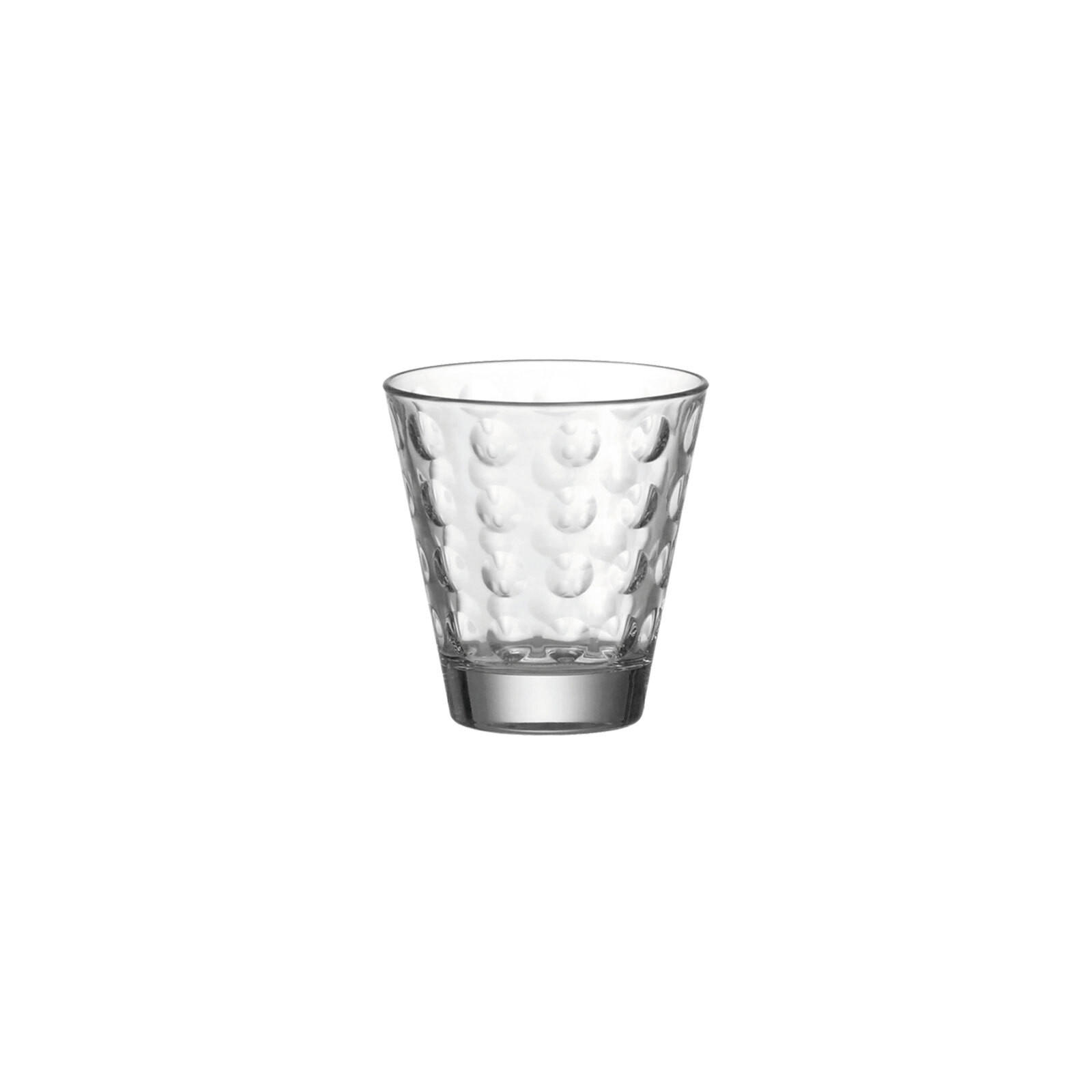 TRINKGLÄSER Optic transparent 12er Set - Transparent, Glas (0.001L) - Leonardo Living