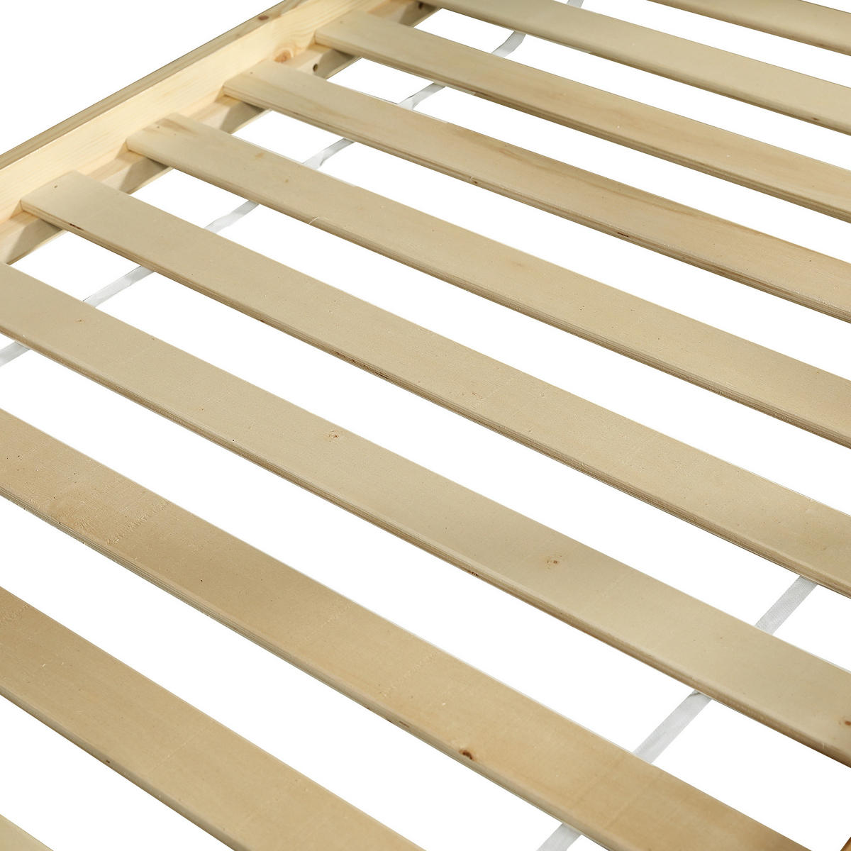 ETAGENBETT 90/200 cm & 90/200 cm in Weiß & Natur mit Dach, Fenster und Leiter - Weiß/Naturfarben, Holz/Holzwerkstoff (90/200cm) - CHICFURN