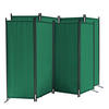 PARAVENT 2 Stück 4-tlg. 220x165 cm Grün - Grün, Metall (220/170cm) - QUICK STAR