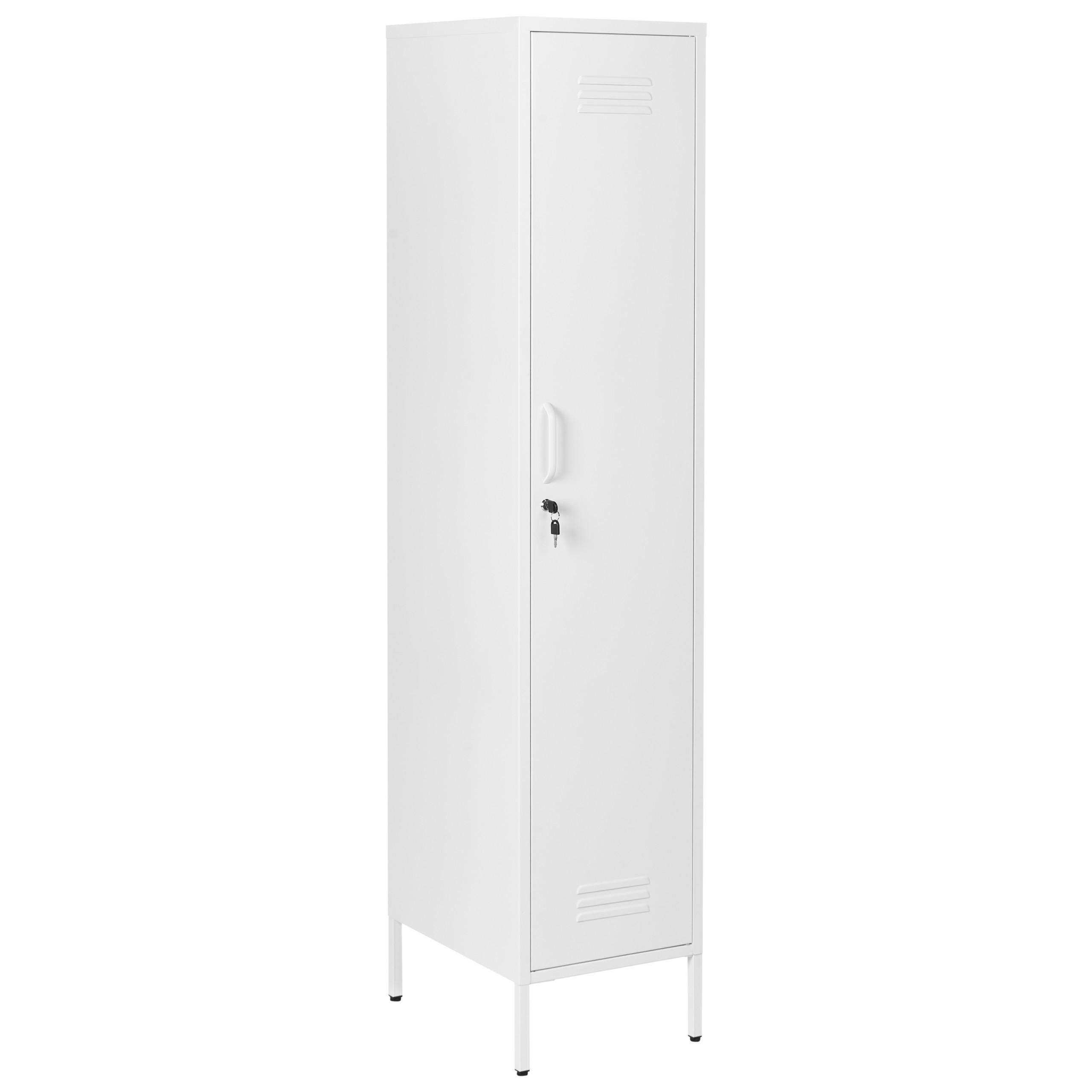 DULAP DE BIROU metal alb Frome