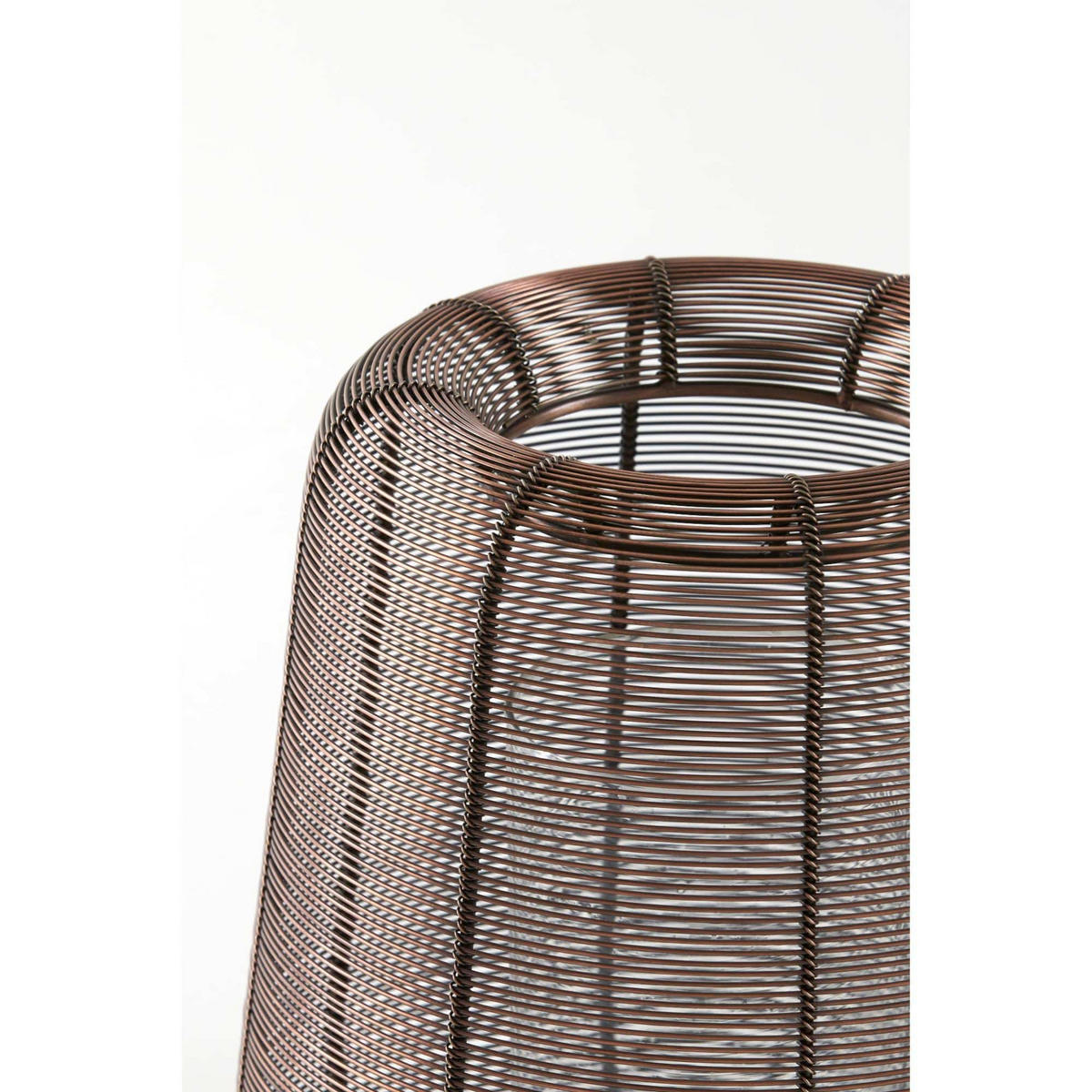 WINDLICHT Adeta Bronze 22.5/22.5/24 cm - Bronzefarben, Metall (22.5/24/22.5cm) - Light & Living