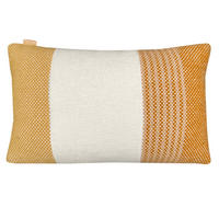 WOLLKISSEN Festlich gelb Rechteck 35x60 - Gelb, Textil (60/35/12cm) - Malagoon