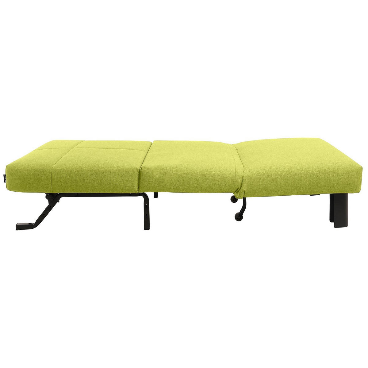 FALTSESSEL Kalomira Bezug Flachgewebe Metall schwarz / apfel - Grün, Kunststoff (100/85/85cm) - 58aufmkessel