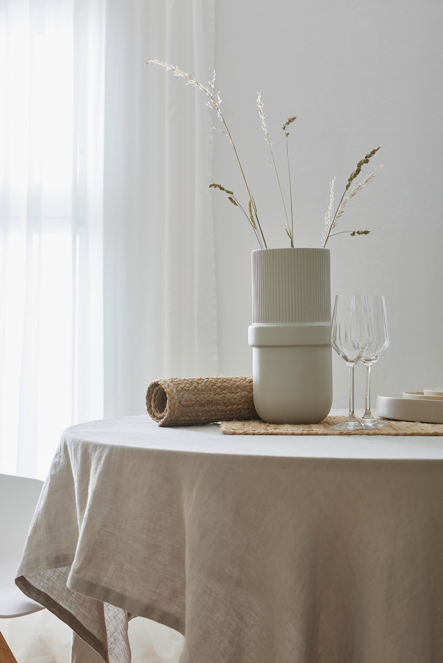Naturfarbe Vase 