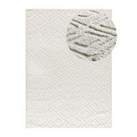 WEBTEPPICH Weiß Juno 190/285 cm - Weiß, Naturmaterialien/Textil (190/285cm) - Atticgo