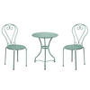 GARTENMÖBEL-SET (3-teilig) Century - Salbeigrün, Metall - Butlers