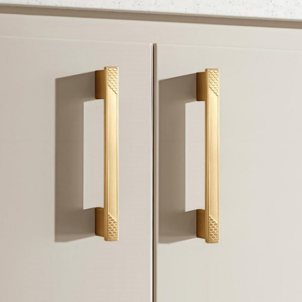 MÖBELGRIFF Gold 2er-Set 150x25 mm Zinklegierung - Goldfarben, Metall (1.2/2.5/15cm)