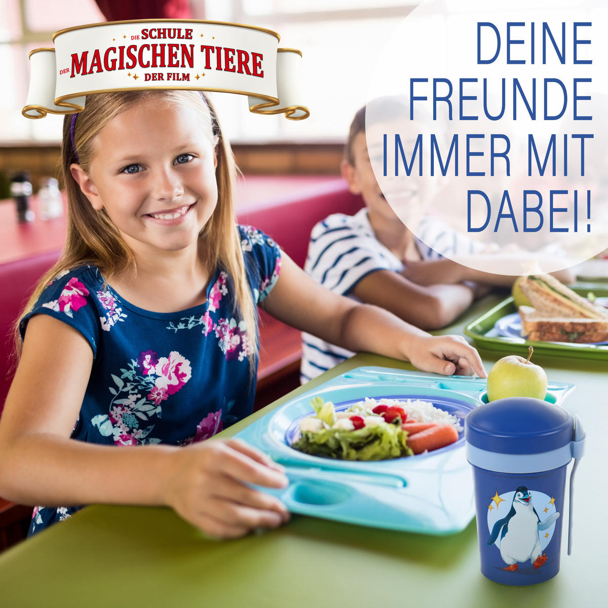 MÜSLIBECHER To Go 540 ml rPET - Blau, Kunststoff (11.3/11/16cm) - Stoneline