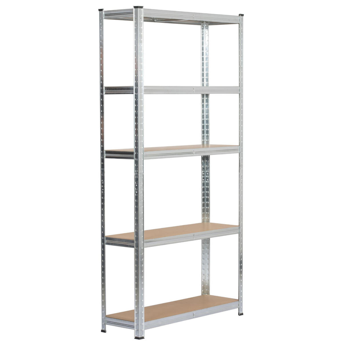 SCHWERLASTREGAL galvanisiertes Silber 90x30x180 cm - Silberfarben, Metall (90/180/30cm) - Akord