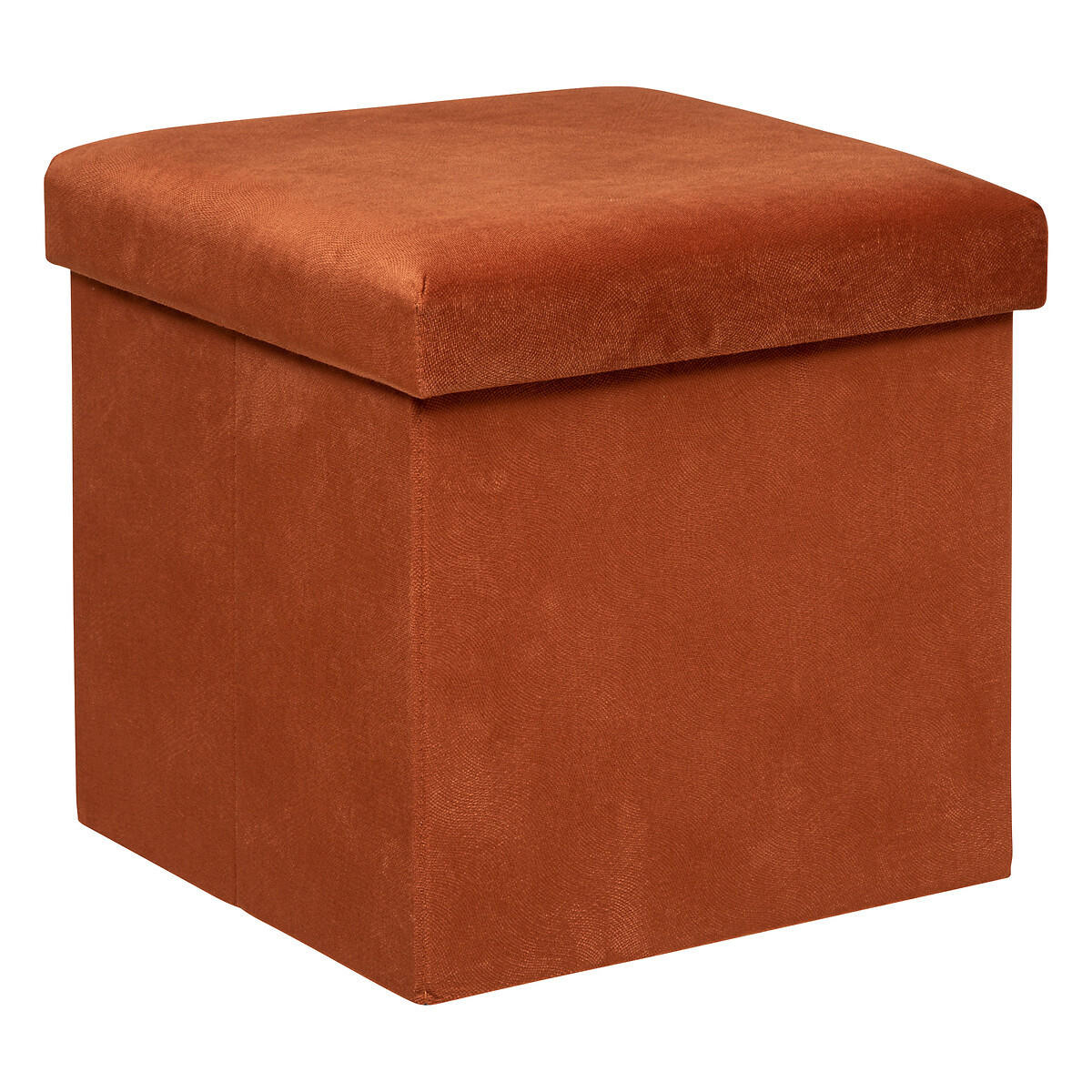 HOCKER mit Stauraum Lilou 38/38/38 cm - Orange, Holzwerkstoff (38/38/38cm) - Atmosphera Createur d´interieur